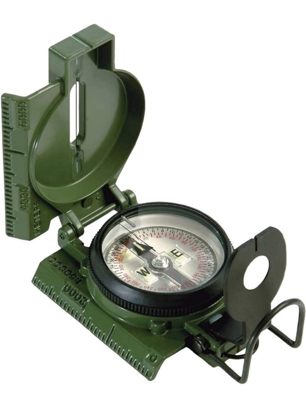 Waterproof Tritium Lensatic Compass for Hiking, Camping, Survival & Navigation